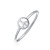 Bling Jewelry Mini Peace Sign Stackable 925 Sterling Silver Symbol Ring SIZE 7