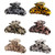 TOPZEA 6Pcs Hair Claw Clips Tortoise Hair Claw Banana Clips Celluloid Leopard Print Barrettes French Design Hair Accessories for Women Girls 6 Colors