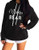 Muicy Womens Mama Bear Shirt Casual Long Sleeve Sweatshirts Tops with Pockets  M Black
