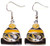 NCAA Officially Licensed Missouri Mizzou Tigers Beanie Style Dangle Earrings