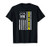 Patriotic School Bus Driver American Flag T-Shirt