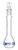 Volumetric Flask 10ml - Class B ASTM - Tolerance ±0.040 ml - Glass Stopper - Single Blue Graduation - Eisco Labs