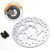 Jingolden 12mm Scooter Brake Disc Rotor Pad Replacement Parts Stainless Steel Material for Xiaomi Mijia M365 Electric Scooter
