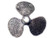 Hampton Nautical Decorative Cast Iron Propeller Paperweight 4 inch Antique Silver