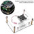 Acrylic ShellAcrylic PMMA Enclosure Box Protective Case Cooling Fan for Raspberry Pi 2 3 Model B and Pi Bplus Double Ventilation Cooling SideTransparent Enclosure