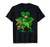 Funny Leprechaun Riding T-rex Happy St Patricks Day Gifts T-Shirt
