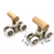Rubsy 2 Pcs Parrot Trick Tabletop Mini Roller Ice Skates for Small Medium Parrots Bird