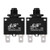 2Pcs Thermal Overload Protector AC 125 250V 15A Push Button Reset Circuit Breaker