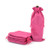 Bezall 10pcs Burlap Wine Bags Linen Drawstring Champagne Wine Bottle Gift Bag Birthday Wedding Party Favor Wrap Pouches 13.7 x 5.9 Inches  Rose