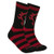 JINX World of Warcraft Horde Core Embroidered Athletic Crew Socks 1 Pair