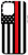 iPhone 12 Pro Max Thin Red Line Flag Firefighter Fireman Case