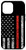 iPhone 12 Pro Max Firefighter Thin Red Line Fireman Case