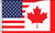 3x5 USA Canada Combination Polyester Flag 3x5 Super Polyester Nylon Fade Resistant Double Stitched Premium Penant House Banner Grommets 2-05-B