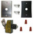 12V 24V 36V 48V DC Outdoor Hard-Wired Post Eye Light Control with Photocell Light Sensor ?Automatic Light Sensor Switch Outdoor Dusk to Dawn Auto On Off Photocell Switch with Wall Plate