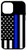 iPhone 12 mini Police Thin Blue Line Flag Law Enforcement Emblem Gift Case