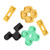 eJiasu Conductive Rubber Pad Button Replacement Part for Playstation 2 PS2 Wired Game Controller  1set