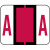 AMZfiling Alphabetic Color Code Labels Compatible with Smead BCCR- Letter A Red  500 Roll