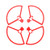FengCheng 4PCS Propeller Guard Compatible for DJI Mavic Mini 2 Quick-Release Propeller Protector Cover Cage for Mavic Mini Drone - Prevents Scratching People Or Objects  Red