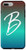 iPhone 7 Plus 8 Plus Letter B Blue to Red Gradient Phone Case Cute Teal Initial B Case