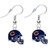 Chicago Bears Helmet Earrings Pierced