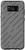 Galaxy S8plus  Gray Color Line Pattern Phone Cover Case