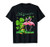 Cute Flamingo St Patricks Day Shamrock Funny Flamingo Irish T-Shirt