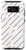 Galaxy S8 Snow Color Line Pattern Phone Cover Case