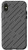 iPhone X XS Dim Gray Color Line Pattern Phone Cover Case