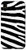 iPhone XS Max Zebra Skin Black and White Lines Animal Case