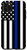 iPhone 11 Pro Max Back the Blue Thin Blue Line American Flag Police Support Case