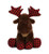 Aurora World Moose Lumberjack Plush, Brown, 14"
