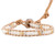KELITCH Agate Pyrite Beaded Friendship Bracelets Wrap Bracelet Woven Braided Bracelets New 2020  Beige