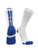 TCK Baseline 3.0 Athletic Crew Socks  White Royal Medium