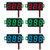 DaFuRui 6pcs Mini Digital Voltmeter DC 4V-30V 0.36 Inch Two-Wire Mini Digital Voltmeter Voltage Tester Meter 3 Colors