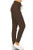 JGAX128-MOCHA-2X Jogger Solid Pants 2X