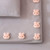 YIMUMU Duvet Cover Clips 6 Pcs Cartoon Rabbit Comforter Fasteners Clip Quilt Fixer Anti Move Duvet Fasteners Comforters Grippers Prevent Bunching and Shifting Pink