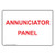 Annunciator Panel Sign 10x7 in. Plastic for Fire Safety Equipment by ComplianceSigns