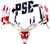 Deer Hunting Buck PSE Bow Hunter American Flag   Decal Vinyl Sticker   Cars Trucks Vans Walls Laptop   Hunting buck bow shooting enthusiasts Custom