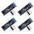 AITRIP 4pcs I2C OLED Display Module 0.91 Inch I2C SSD1306 OLED Display Module White I2C OLED Screen Driver DC 3.3V~5V for Arduino  White