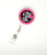Keep Calm and Nurse On Heart Pink - Cardiac Care Nurse Badge Holder - Retractable ID Badge Reel - Nurse Badge Holder - Nursing Badge Holder - The Badge Shack
