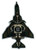 USAF AIR FORCE PHANTOM II F-4 PATCH - Color - Veteran Owned Business.