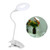 Rosvola LED Desk Lamp Rechargeable Clip-on Clamp LED Lights Desk Table Lamp Eye Care for Reading Study Lighting