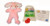 Make Your Own Stuffed Animal Mini 8 Inch Pink Soft Bunny Kit - No Sewing Required!