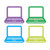 Fun Express Coding Cutouts - 48 Pieces - Educational and Learning Activities for Kids