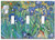 Triple Gang Toggle Wall Plate - Van Gogh Irises Triple Gang Toggle Wall Plate - Van Gogh Irises