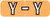 Mini Alpha Label Barkley Compatible 1 2 inchH x 1-1 2 inchW Laminated Roll of 500 inchY inch