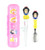Disney Snow White Spoon Training Chopsticks Flatware Utensil Cutlery Dinnerware Tableware Set with Case 3 pieces