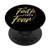 Faith Over Fear - Christian Lord Jesus Bible Verse - Gold PopSockets PopGrip Swappable Grip for Phones  and  Tablets