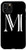 iPhone 11 Pro Initial M Phone Case Black Varsity Style Monogram Letter M Case