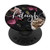 Kaleigh - Elegant Floral Rose  and  Peony Personalized Name PopSockets PopGrip Swappable Grip for Phones  and  Tablets